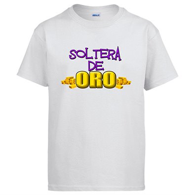 Camiseta Soltera de oro