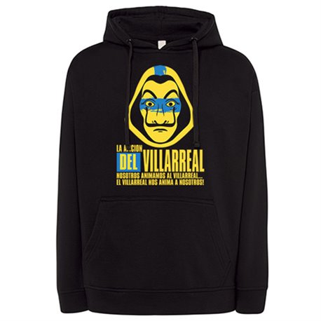 Sudadera para futbolero aficionado del villarreal