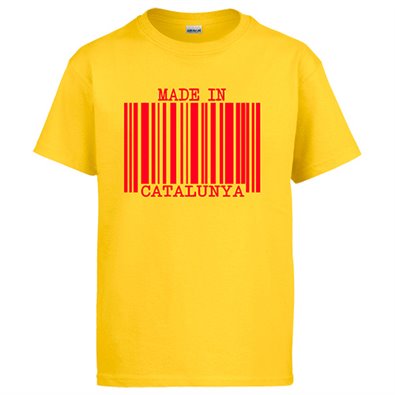 Camiseta Made in Catalunya