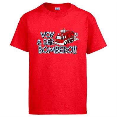 Camiseta Voy a ser bombero