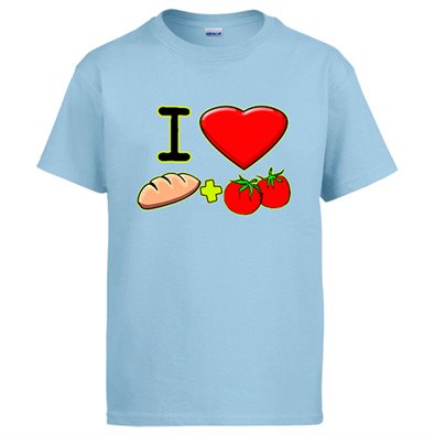 Camiseta I love pa amb tomaquet