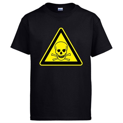 Camiseta Calavera peligro