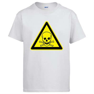 Camiseta Calavera peligro