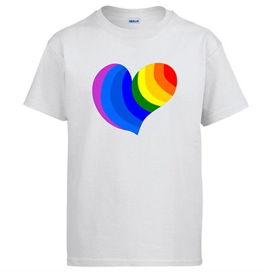 Camiseta Corazón Orgullo Gay