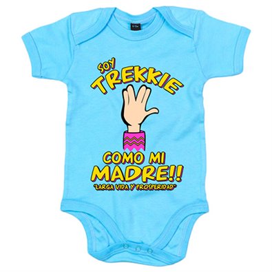 Body bebé soy Trekkie como mi madre