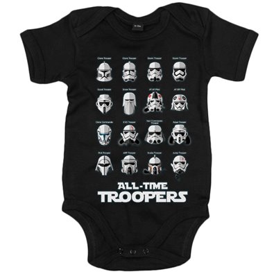 Body bebé ilustración Troopers de todos los tiempos
