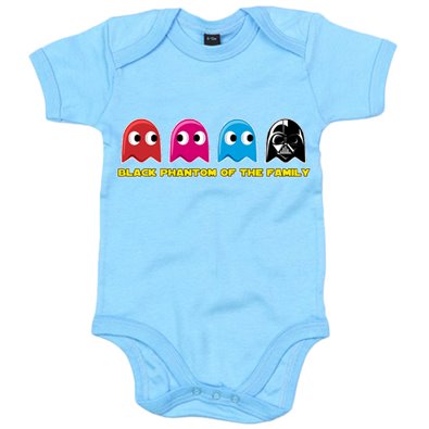 Body bebé Star Wars Pacman Black Phantom Of The Family