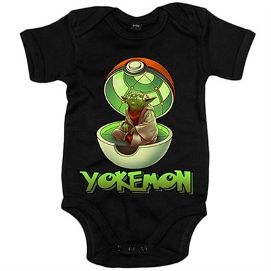 Body bebé Star Wars Yoda Pokemon Yokemon