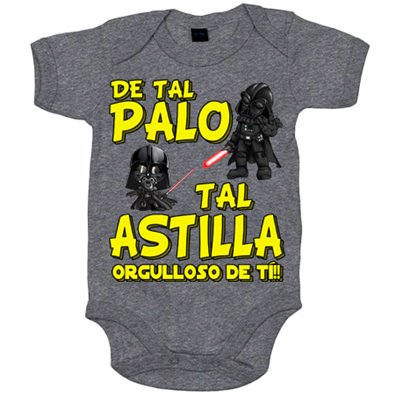 Body bebé Star Wars Darth Vader de tal palo tal astilla orgulloso de ti