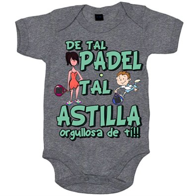 Body bebé madre y niño de tal padel tal astilla orgullosa de ti