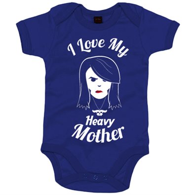 Body bebé I Love My Heavy Mother madre