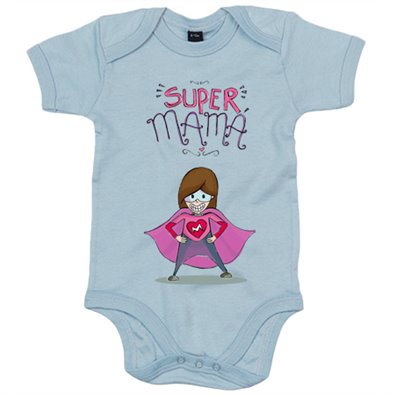 Body bebé Super mamá regalo original para madre