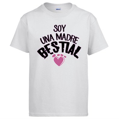 Camiseta soy una madre bestial 