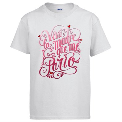 Camiseta viva la madre que me parió regalo divertido