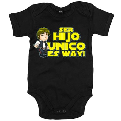 Body bebé Star Wars ser hijo único es Way Han Solo 