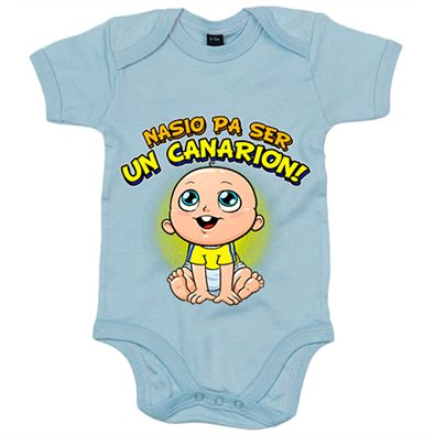 Body bebé nacido para ser Un Canarión Las Palmas fútbol