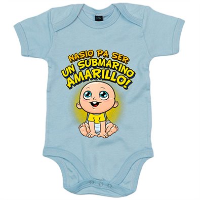 Body bebé nacido para ser un submarino amarillo Villareal fútbol