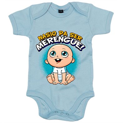 Body bebé nacido para ser Merengue Madrid fútbol