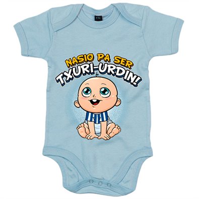 Body bebé nacido para ser Txuri Urdin La Real fútbol