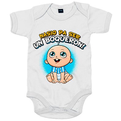 Body bebé nacido para ser un Boquerón para aficionado al fútbol de Málaga