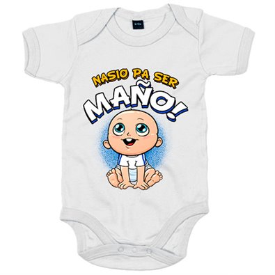 Body bebé nacido para ser maño de Zaragoza para aficionado al fútbol