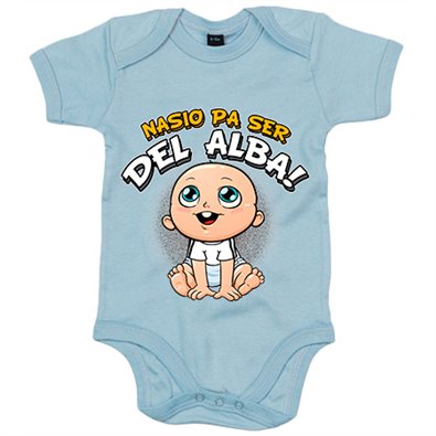 Body bebé nacido para ser del Alba Albacete fútbol