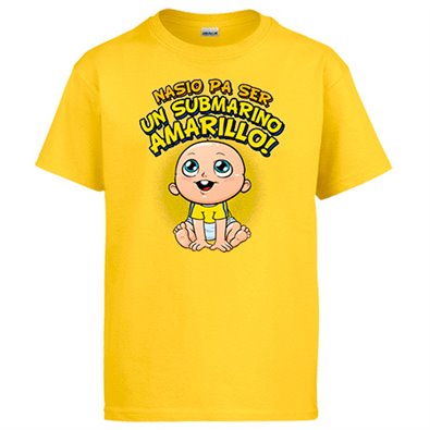 Camiseta nacido para ser un submarino amarillo para aficionado al fútbol de Cádiz