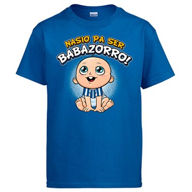 Camiseta nacido para ser Babazorro para aficionado al fútbol de Vitoria Gasteiz