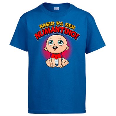 Camiseta nacido para ser Numantino para aficionado al fútbol de Soria