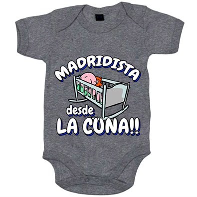 Body bebé Madridista desde la cuna Merengue Madrid fútbol