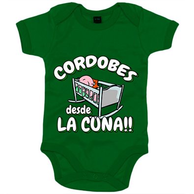 Body bebé Cordobés desde la cuna para aficionado al fútbol