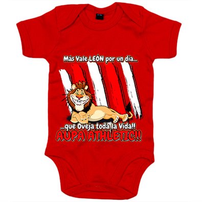 Body bebé león por un día Aupa Athletic