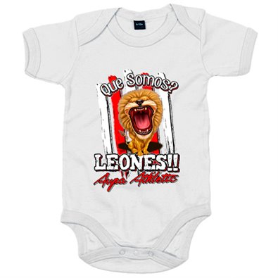 Body bebé qué somos leones del Athletic