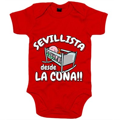 Body bebé Sevillista desde la cuna Sevilla fútbol