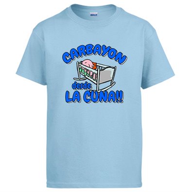Camiseta Carbayón desde la cuna para aficionado al fútbol
