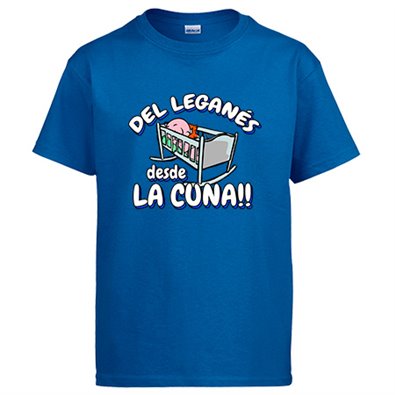 Camiseta del Leganés desde la cuna para aficionado al fútbol