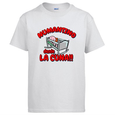 Camiseta Numantino desde la cuna para aficionado al fútbol