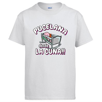 Camiseta Pucelana desde la cuna para aficionado al fútbol