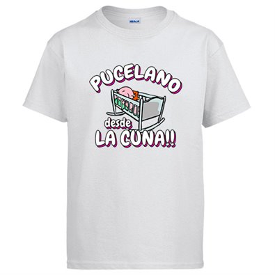 Camiseta Pucelano desde la cuna para aficionado al fútbol