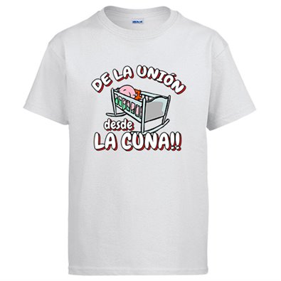 Camiseta De la Unión desde la cuna para aficionado al fútbol