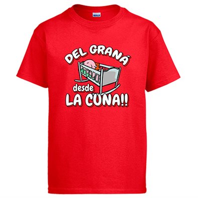 Camiseta del Graná desde la cuna para aficionado al fútbol