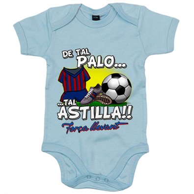 Body bebé de tal palo tal astilla de Levante para aficionado al fútbol
