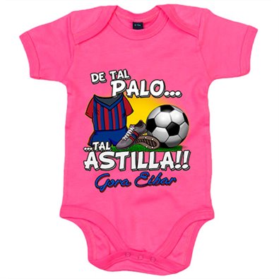Body bebé de tal palo tal astilla de Eibar para aficionado al fútbol