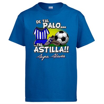 Camiseta de tal palo tal astilla de Alaves para aficionado al fútbol