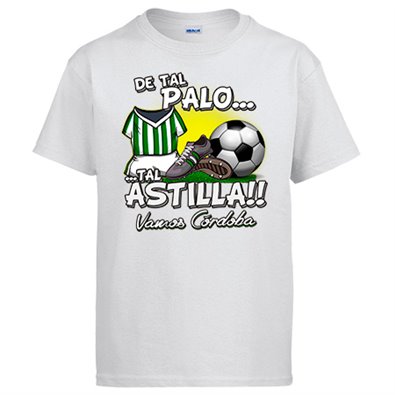 Camiseta de tal palo tal astilla de Córdoba para aficionado al fútbol
