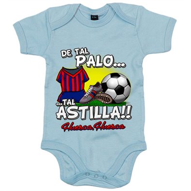 Body bebé de tal palo tal astilla de Huesca para aficionado al fútbol