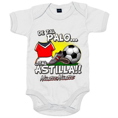 Body bebé de tal palo tal astilla de Nàstic para aficionado al fútbol