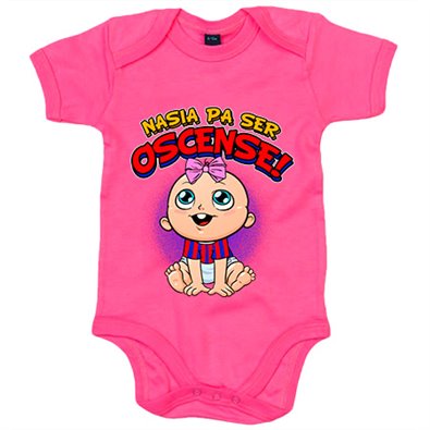 Body bebé nacida para ser Oscense para aficionada al fútbol de Huesca