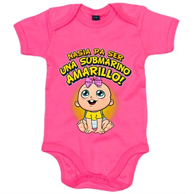 Body bebé nacida para ser una Submarino Amarillo para aficionado al fútbol de Villarreal