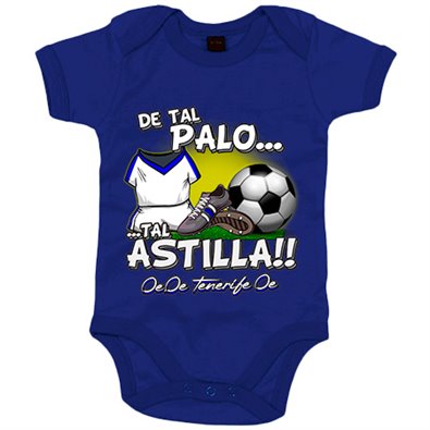 Body bebé de tal palo tal astilla de Tenerife para aficionado al fútbol